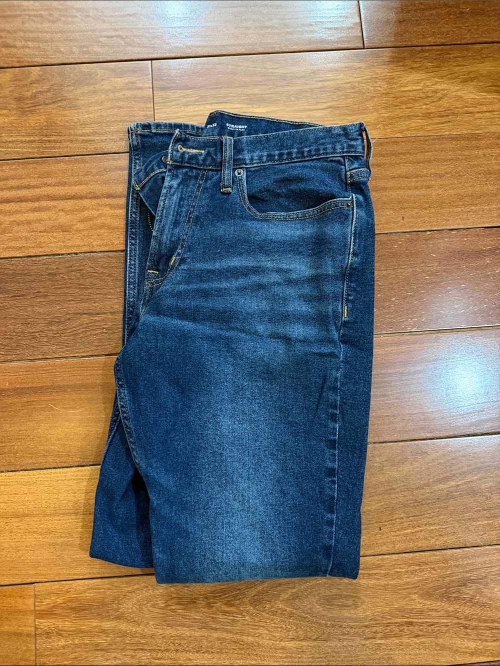 Old Navy Men's Blue Straight-Leg Jeans